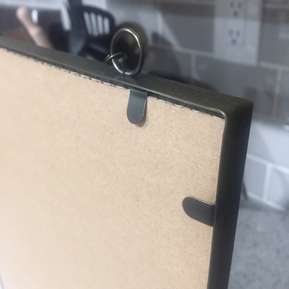 Hearth & Hand 7" x 7" Metal Framed Ornaments Print Wall Art in Red /White - Picture 6 of 9